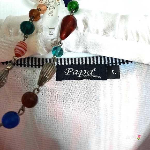 PAPA ๐ Vancouver, Artsy A-Line Dress, Tunic, Short Sleeves - Picture 5 of 8